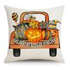 Halloween Cushion Cover 45x45 Pillowcase pumpkin witch car Printed Sofa Cushions Decorative Pillowcover Home Decor Pillow case