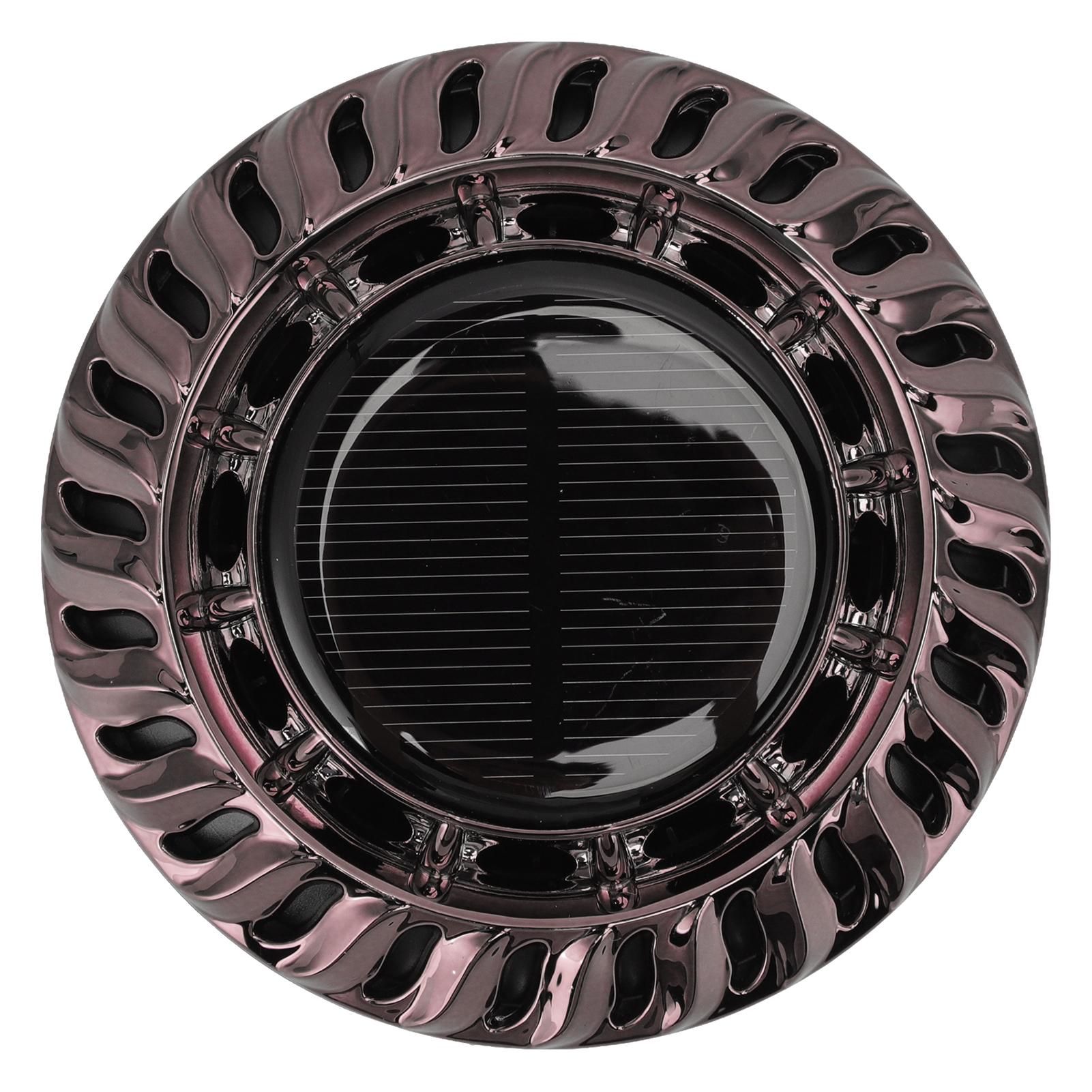 

Solar Car Perfume Diffuser Automatic Rotating Decorative Car Aromatherapy Machine for Office Home Silver Black чорний