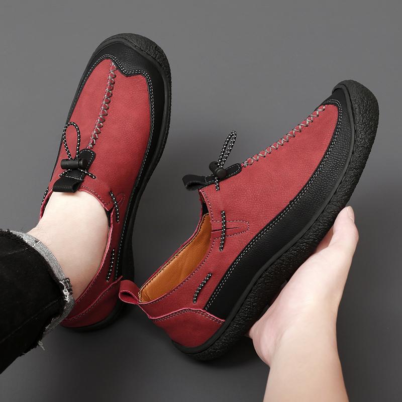 Fashion Official Website Hot Selling Men's Business Casual Shoes Trendy Men's Walking Loafers Commuting Daily Flat Shoes Comfortable