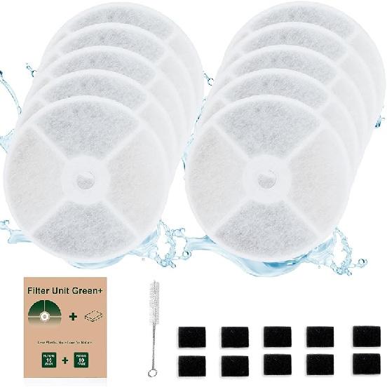 12 PCS Filter Unit 3.0 Pet Cat Kit Water Fountain Filters 2025 New Fit For E versweet Solo 2/Solo SE, E versweet 3 Pro/2S/3, Including Replacement