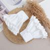 Pleated Lace Fake Cuffs Flower False Cuff Sleeve Gift Lace Sleeve  Women's Daily Wear