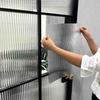 Folia ze szkła matowego Changhong: Półprzezroczysta Naklejka na Okno Łazienkowe zapobiegająca Podglądaniu