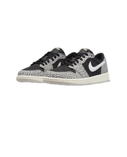 Air Jordan Air Jordan 1 Retro Low OG GS  Black Cement  CZ0858-001 EU 36.5 серый