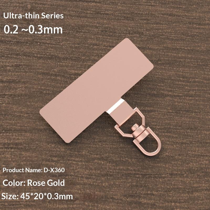 2/4 Piezas Correa para Teléfono Móvil Pieza Conector de Seguridad Rotación 360° Correa para Teléfono de Acero Metálico Pestaña de Correa para Teléfono Móvil Parche de Correa para Teléfono Junta