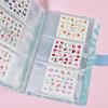 120/240 Slots Nail Sticker Storage Book Clear/Butterfly/Flowers/Leaves Cover Nail Decal Storage Album For Small Sticker