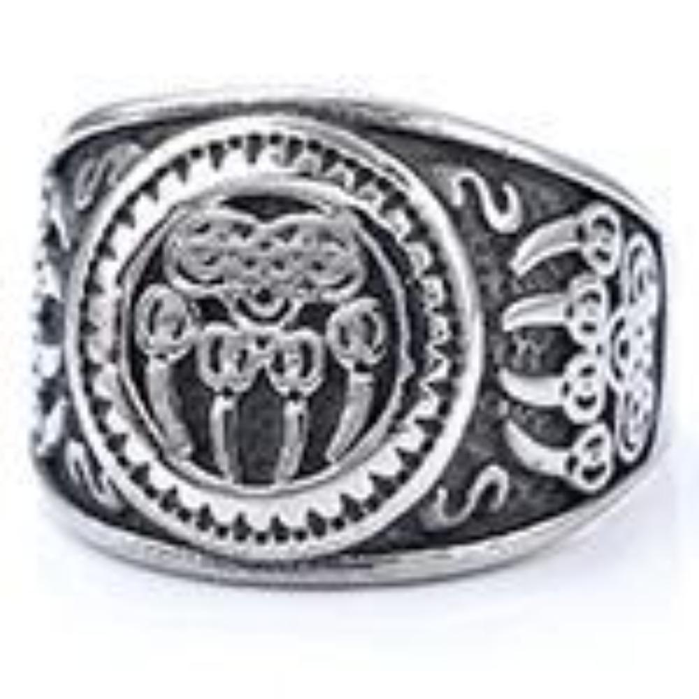 Nordic Vintage Ring Titanium Steel Rust Free Fashion Jewelry for Women Men Trendy Accessories