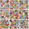 500 PCS Cool Random Stickers Pack (50-500Pcs/Pack), Colorful Waterproof Stickers for Flask, Laptop, Phone, Water Bottle, Cute Aesthetic Vinyl Stickers