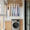 K1AE 2Pcs Home Hanging Rod Support Socket Closet Pole Sockets Flange Rod Holder