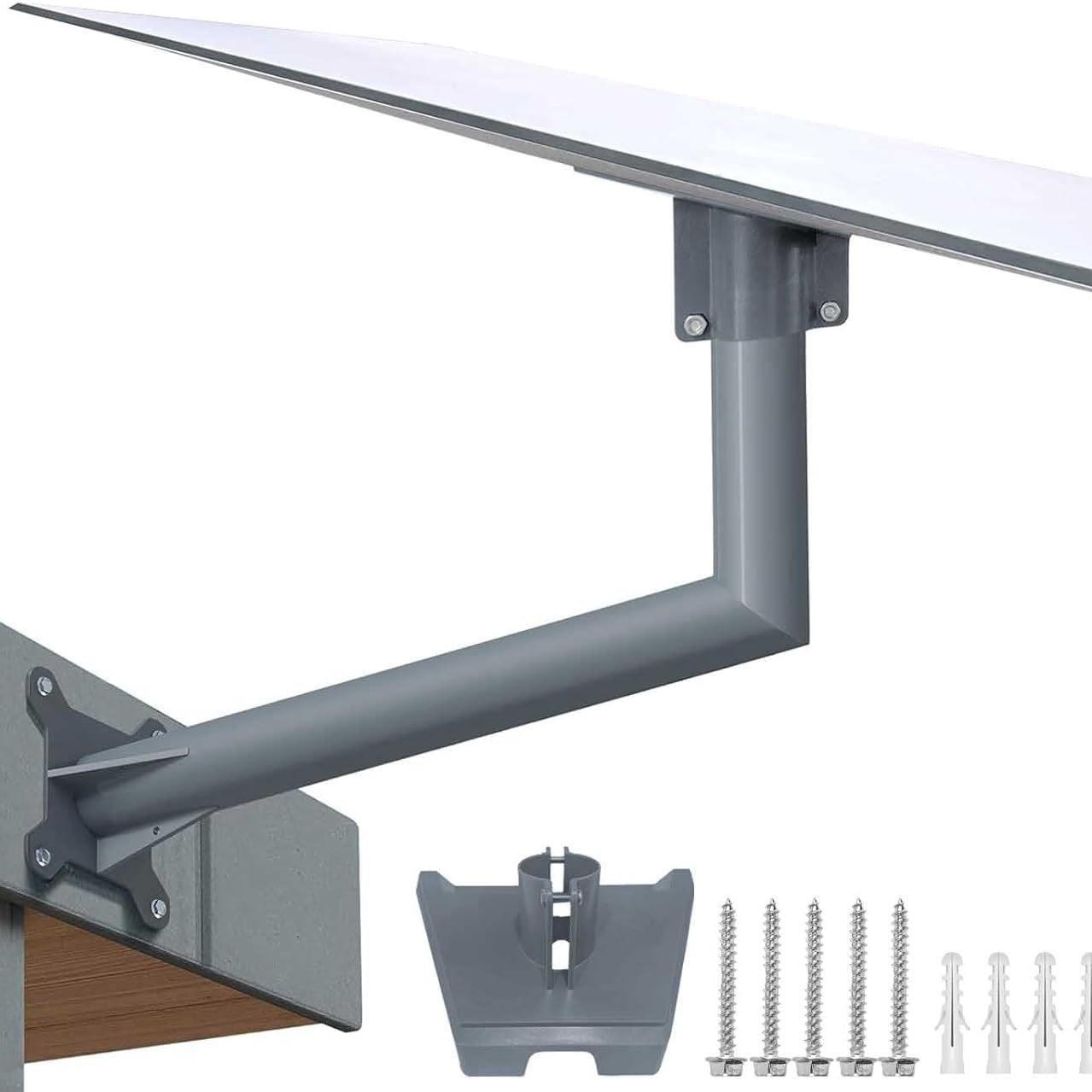 Starlink for Gen3 Roof L-Shaped Wall Mount Metal Bracket with Adapter for Starlink V3 Long Wall Bracket Wall Mount Accessories
