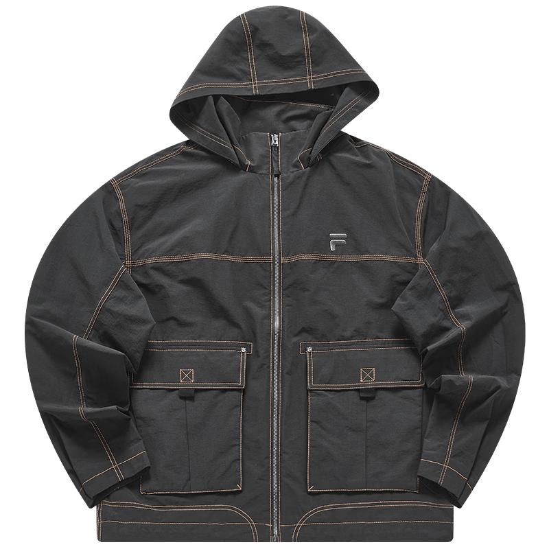 FILA FUSION Men s Loose Fit Hooded Jacket XS