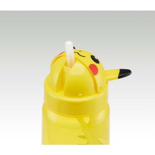 Skater Straw Bottle 350ml Die Cut with Straw Water Bottle Pokemon Pikachu PBS3STD-A