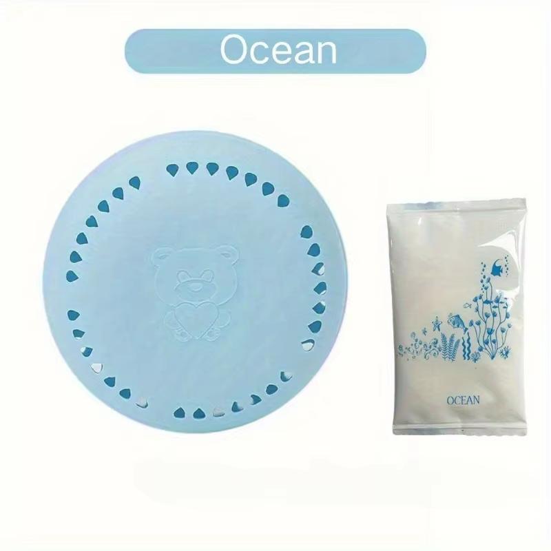1 Set Solid Round Air Freshener Toilet Aromatherapy Fragrance Lasting Deodorant Bedroom Wardrobe Car Home Household Round Fresher