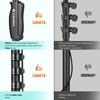 CAHAYA Microphone Stand, Straight Boom, 5.5kg Weight, 120cm-180cm Height Adjustable, 3230g Base, Iron Material, Smartphone Holder, Width Adjustable 14