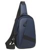 New Men's Fashion Casual Business Breast Bag One Shoulder Crossbody Bag Commuter Large Capacity Simple Sports Bag