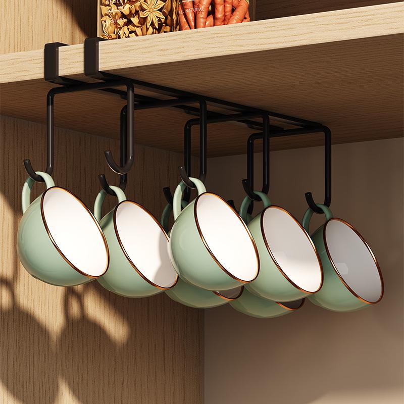 HeMu Multi-Purpose Under Cabinet Mug Rack