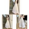 Cotton Blended Floral Midi Skirt With High Waist For Spring Summer Fashion Collection