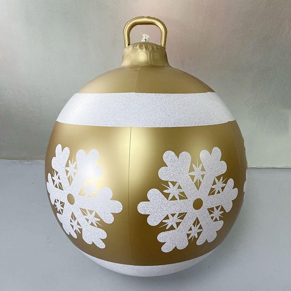 60cm Inflatable Ball PVC Christmas Ball Big Courtyard Balloon  Outdoor