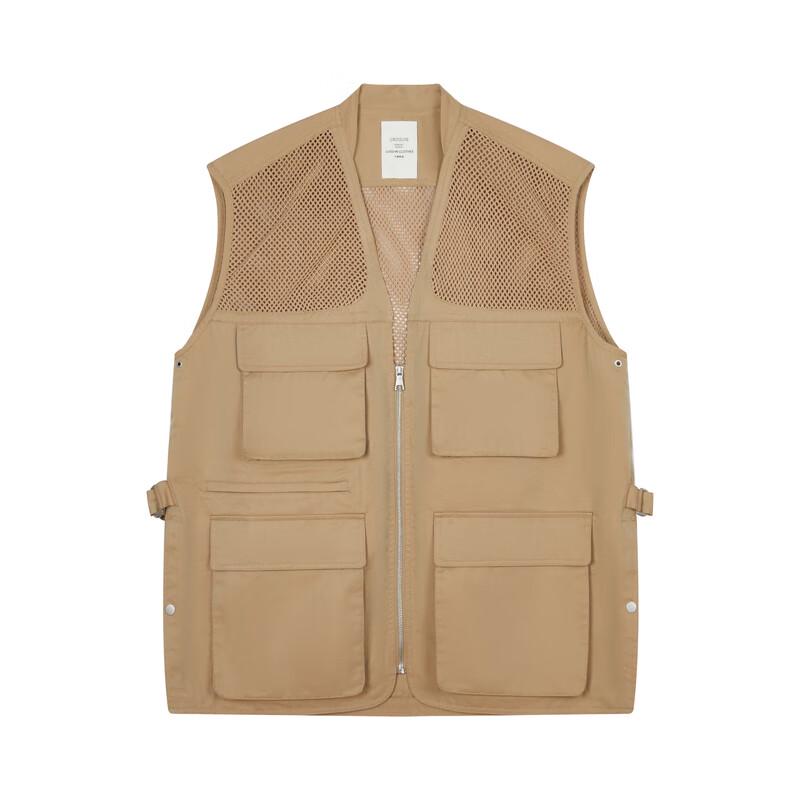 CROQUIS Men's 2024 Spring Casual Stand-Collar Sleeveless Vest