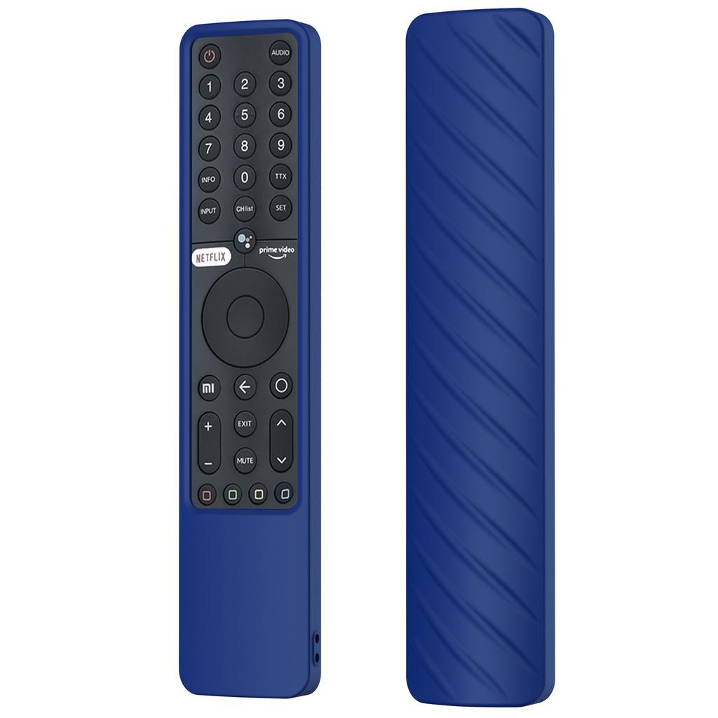 For Xiaomi Mi TV P1 Remote Controller Twill Design Anti-Drop Silicone Protective Cover