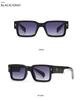 Trendy European-American Square Sunglasses for Women - Model 6035