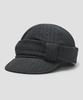 Taibseobiseu Striped Belted Cap [Charcoal]