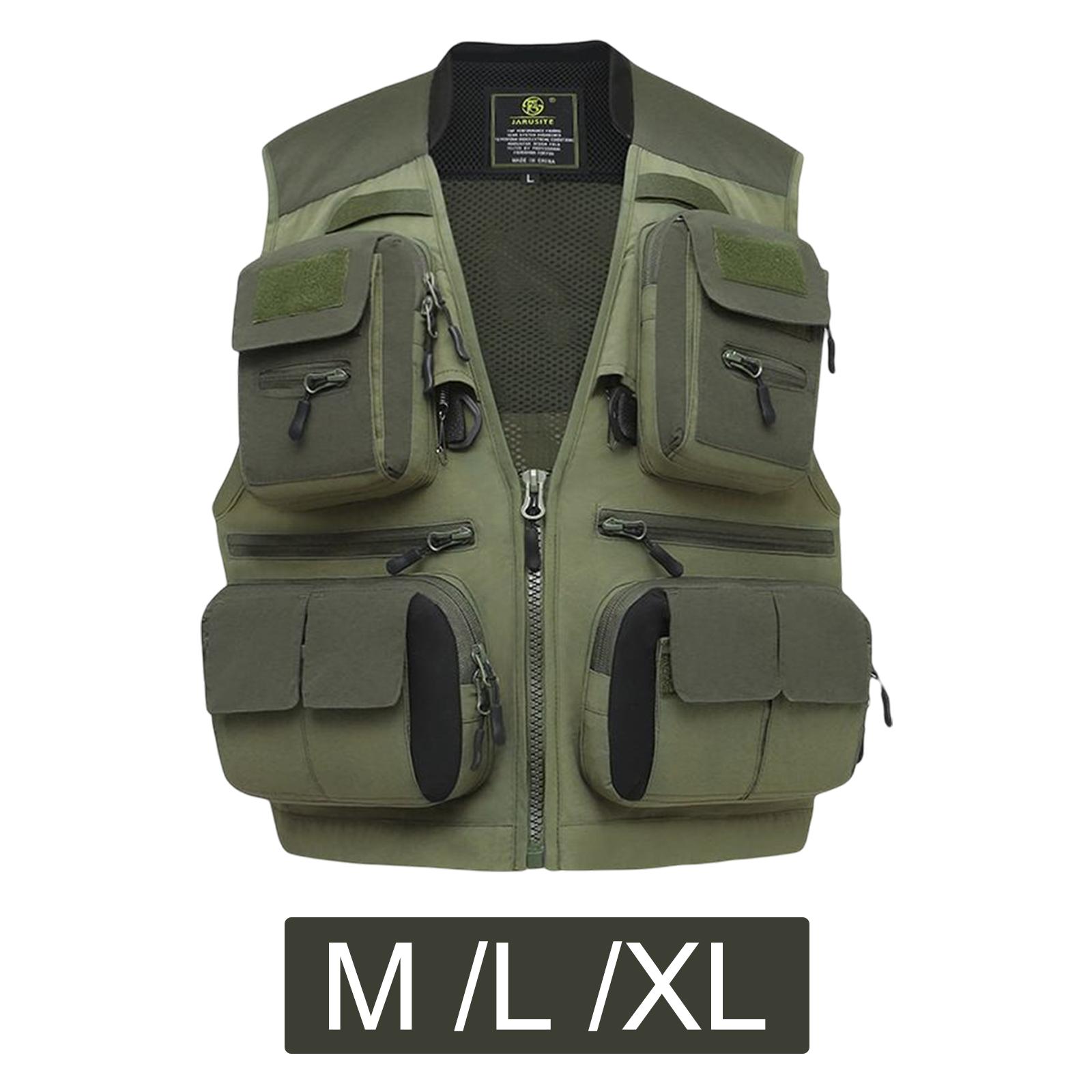 

Sleeveless Jacket Waistcoat Outdoor Activities Fly Fishing Vest for Hunting XL
