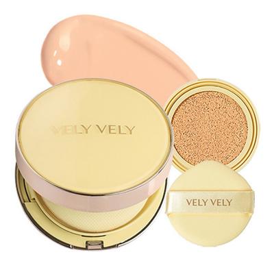 Velybly Aura Miodowy Podkład Cushion 15g + Wkład 15g, Nie. 23 Naturalny, 30g, 1 sztuka
