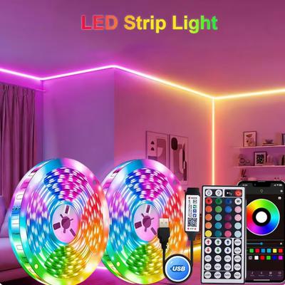 1-20M Usb Led Lights Strip 5050 Bluetooth Wifi App Ir Remote Control Led Lights For Bedroom Flexible Led String Ribbon Rgb Tape