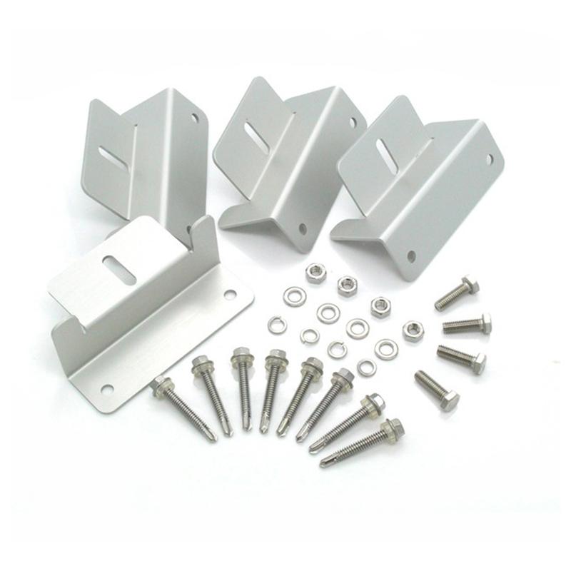 Z-type Aluminum Solar Panel Roof Mounting Bracket For Carvan Roof Yacht Solar Panel Bracket Solar Z-Aluminum Bracket