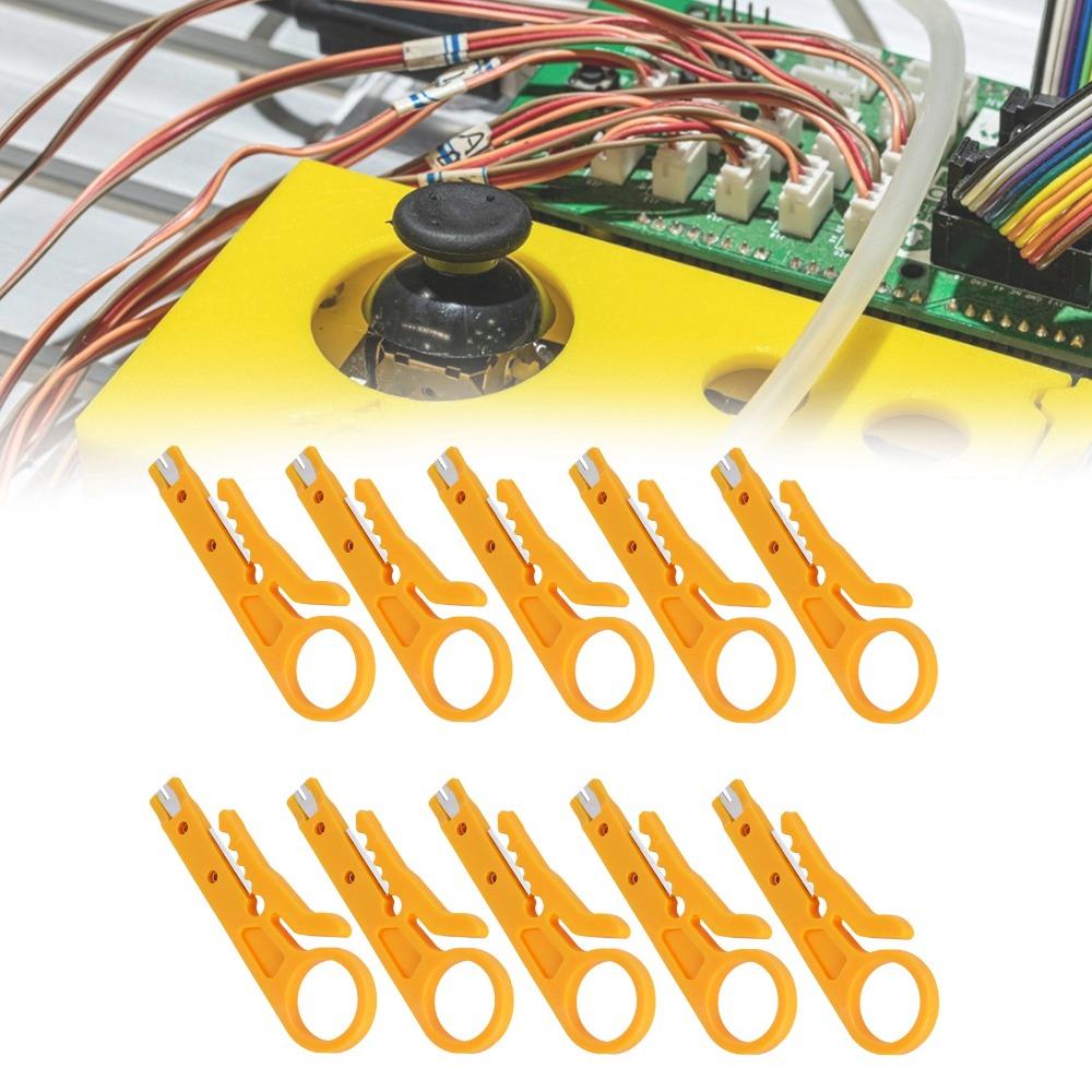 10Pcs Mini Crimping Pliers Multifunctional Cable Tool Complete Kit Network Tool  Cable Repair