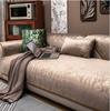 Luxury Embroidery Velvet Sofa Cover for Living Room, Non-Slip, Stamping Stripes, Cushion Mat, Sofa Towel, Home Couch Decor