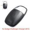 1x New Carbon Fiber Look Gear Shift Knob Cover Trim For Dodge Challenger/Charger