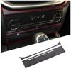 Carbon Fiber Central Console CD Panel Trim For Maserati Ghibli 2014-2015
