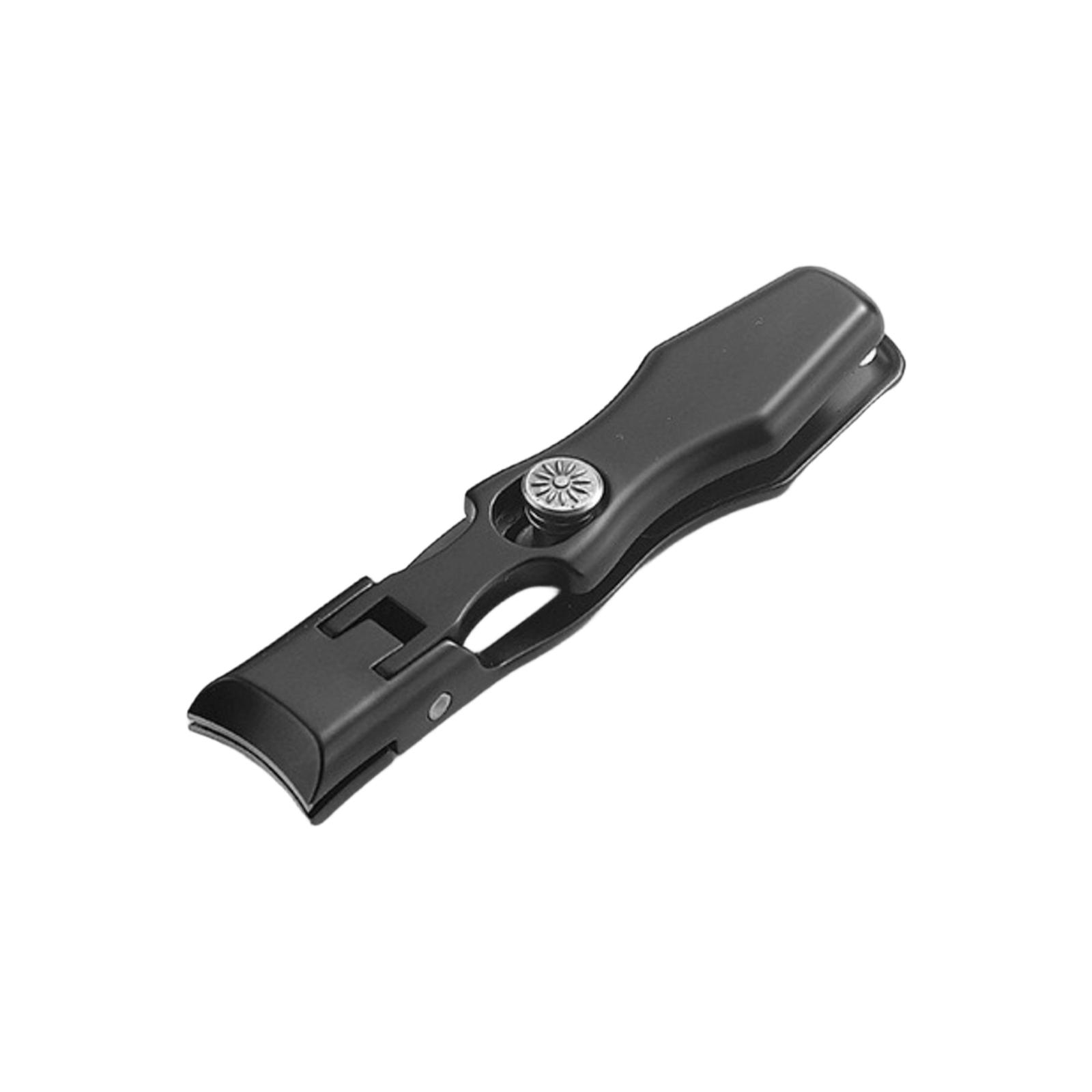 Angled Nail Clippers — Stainless Steel, -Splatter, Wide-Opening Nail Trimmers One Size