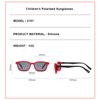 New Retro Frame Eye Protection And Sunshade Outdoor Uv Silicone Polarized Children's Sunglasses 2101