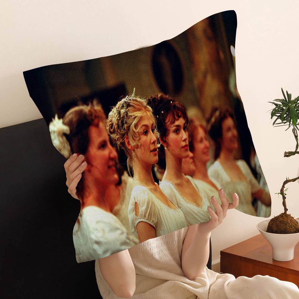 Classic Romance Movie Pride Prejudice Pillow Cushion Cover Pillowcase Living Room Sofa Home Decor Customized