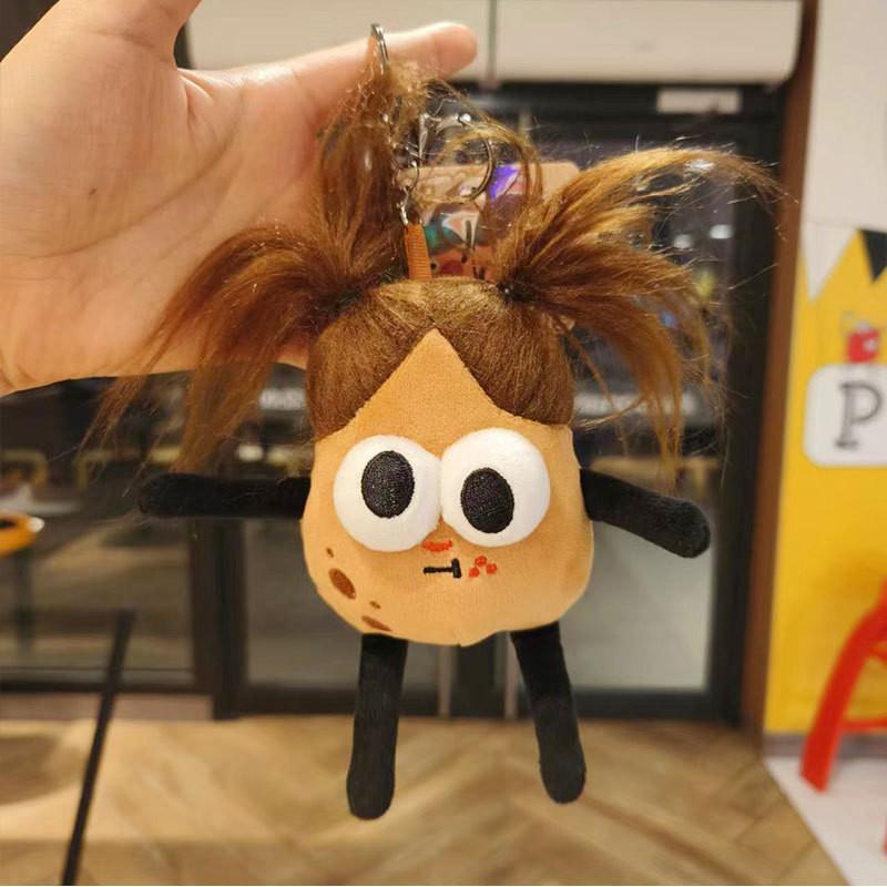 Entzückendes Plüsch Kartoffel Wurst Mund Spielzeug Lustiger Tier Schlüsselanhänger Geschenk 12cm