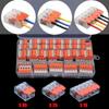 90pcs Wago For 221 Electrical Connectors Wire Block Clamp Cable Terminal