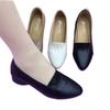 Soft leather single shoes pointed women's shoes spring new versatile flat bottom shallow mouth small leather shoes comfortable soft sole shoes