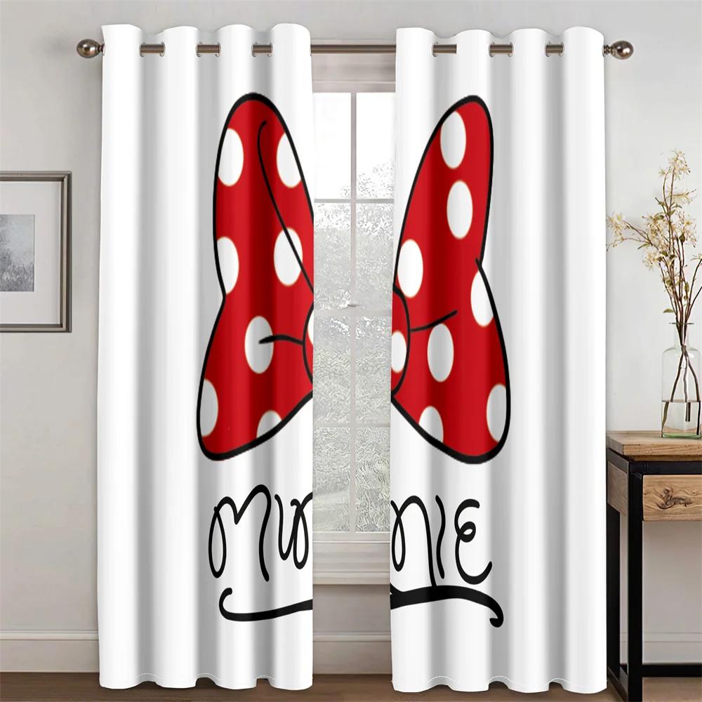 

Розовые милые девушки бант светофильтрующие шторы тема декоративные 2 панели тонкие шторы для спальни гостиной 100W160H(CM)40x63in&Grommet Top