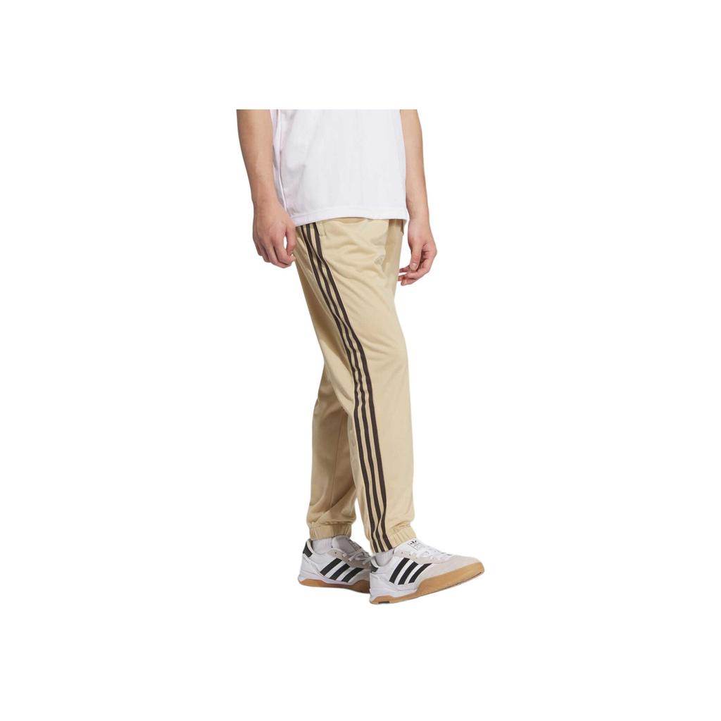 Adidas Originals Classic Sports Series Retro Minimalist Comfortable Versatile Casual Pants Unisex Bottoms Mist-Light-Brown JL8403