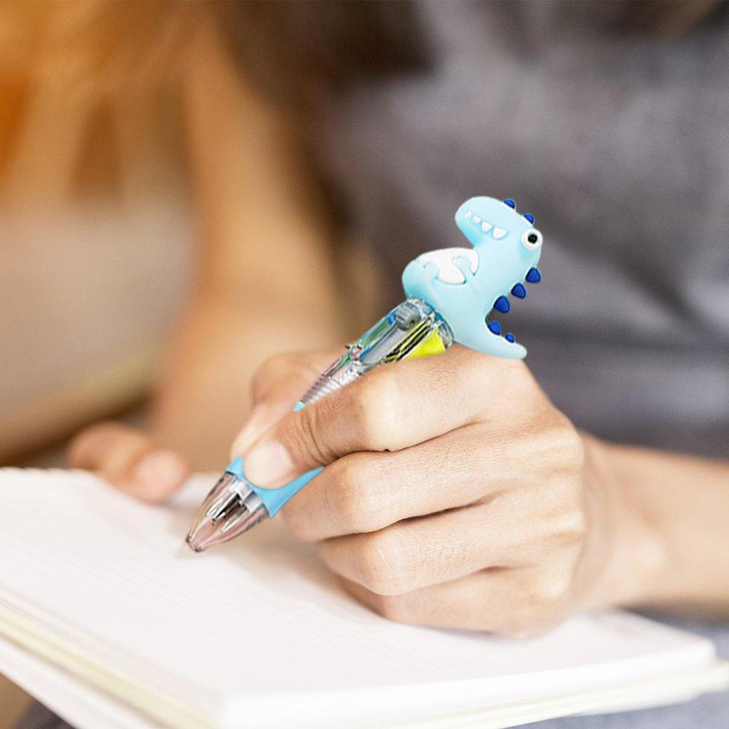 4Pcs Multicolor Ballpoint Pen 4 Color-in-1 Ballpoint Pen Retractable Ballpoint Pen Christmas Stocking Fillers for Kid