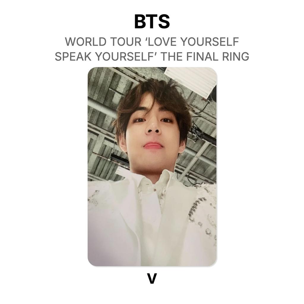 BTS WORLD TOUR ‘LOVE YOURSELF: SPEAK YOURSELF’ THE FINAL RING Official Photocard
