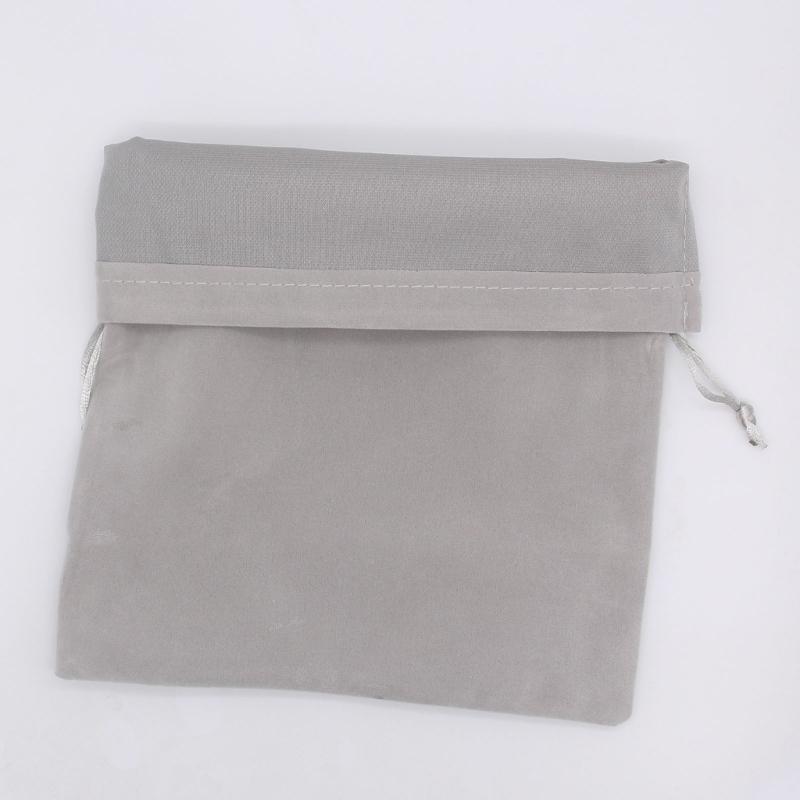 Earphones Pouch Soft and Comfortable Headphone Storage Bag Travel Carry Drawstring Headphones Pouch Multiple Uses