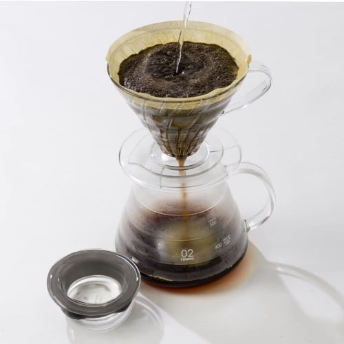 HARIO V60 Transparent Dripper 02, Clear, for 1-4 Cups of Coffee, Hand Drip, Made In Japan, VDR-02-T