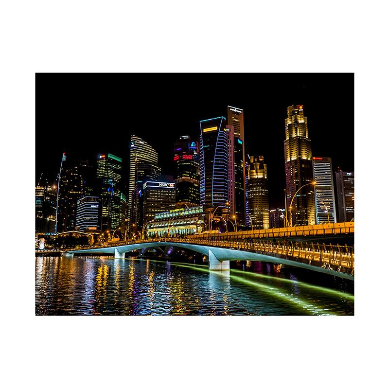 

Гобелен «Ночной вид города» для гостиной, спальни, офиса, печать ландшафтной фотографии, настенный, реквизит для студии 150*100cm (5*3ft)