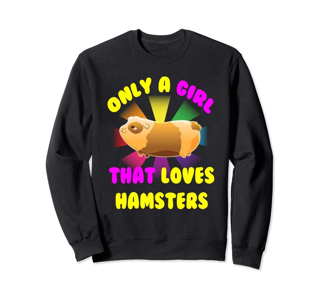 Hamster Costume Shirt Funny Gifts for Kids Girls Love Hammy Sweatshirt