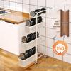Tall Multi-Layer Kitchen Storage Rack for Narrow Spaces