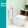 Wall Mounted Toilet Roll Paper Holder Extended Paper Towel Organizer  For 3 Roll Tissue