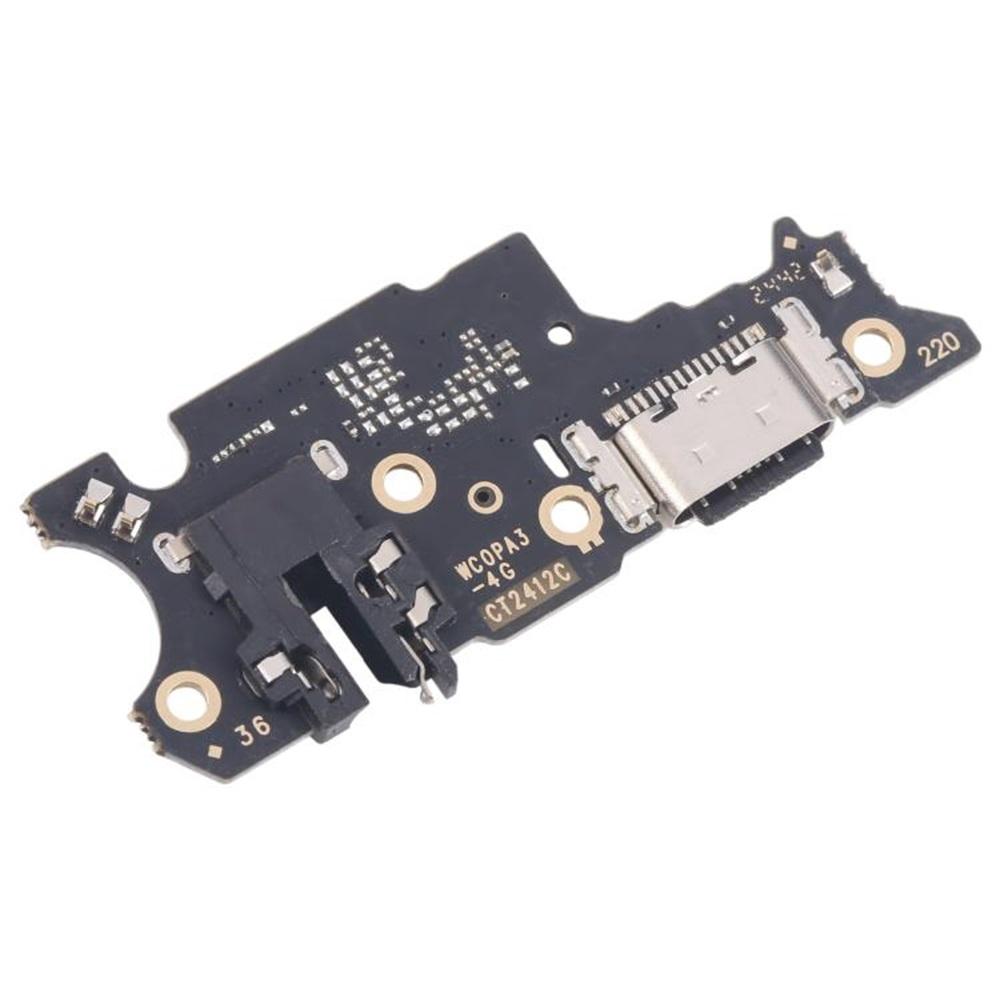 Für Oppo A3x 4G / A3 4G / A40 4G Ersatz-Ladeanschluss-Flexkabel mit IC-Teil (Ohne Logo)